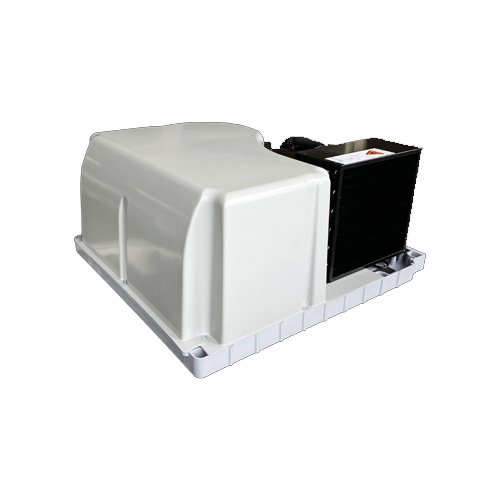 Top mount refrigeration unit for upright chiller