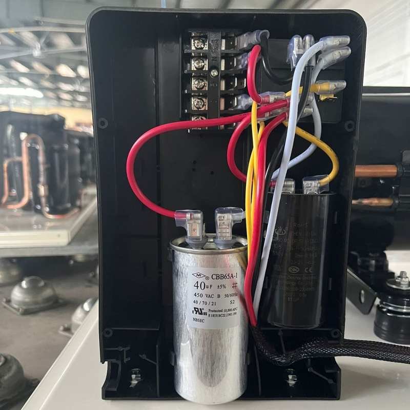 Electric box for R404A compressor
