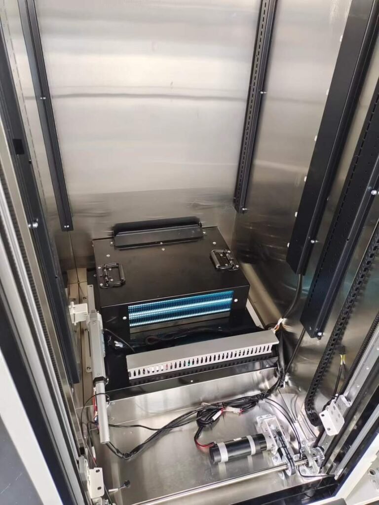 Vending machine cooling system installation