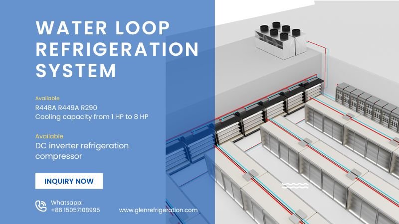 Water Loop Refrigeration System for Commercial Refrigeration