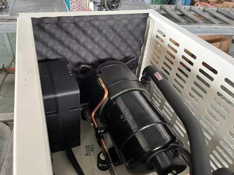 Water cooled condensing unit refrigeration rotary compressor