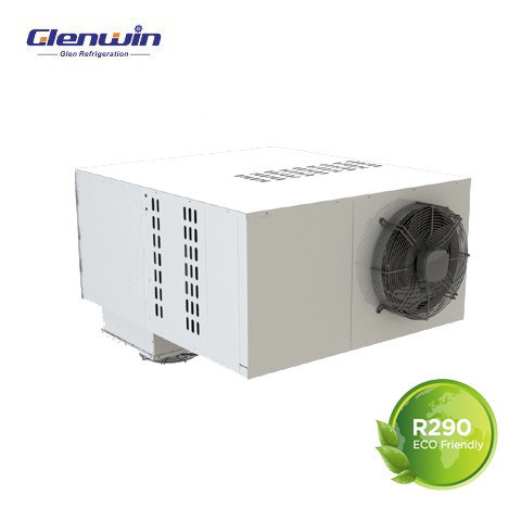 Ceiling mounted onoblock refrigeration unit for cold room application