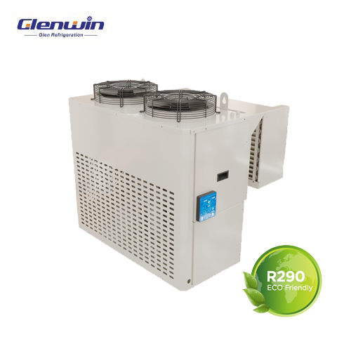 Wall mounted onoblock refrigeration unit for cold room application