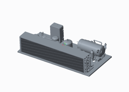 Indoor condensing unit condencer unit
