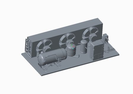 Indoor condensing unit condensation unit