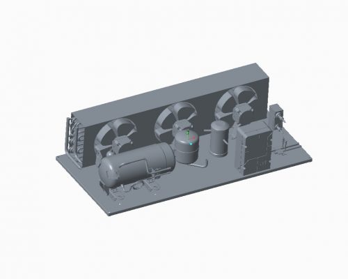 Indoor condensing unit condensation unit