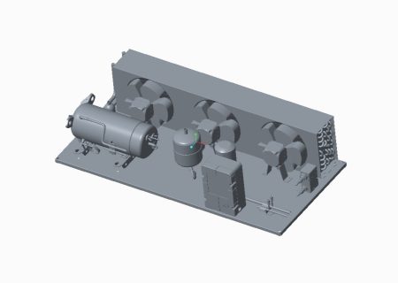 Indoor condensing unit condenser unit