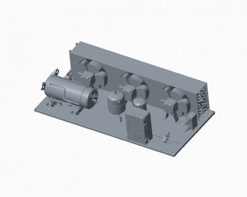 Indoor condensing unit condenser unit