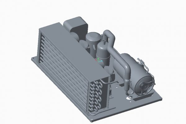 Refrigeration condencing unit size