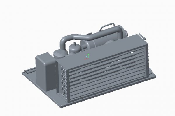 Refrigeration condensing unit size