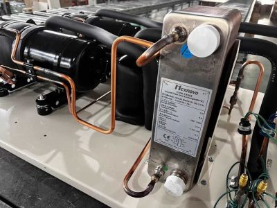 Refrigeration rotary compressor for water loop refrigeration system