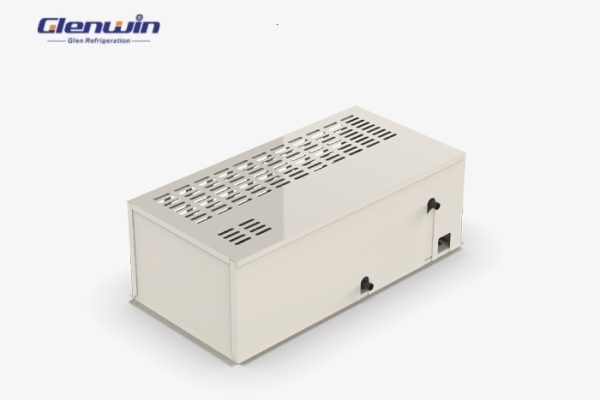Water cooled condensing unit for low temperature refrigeration